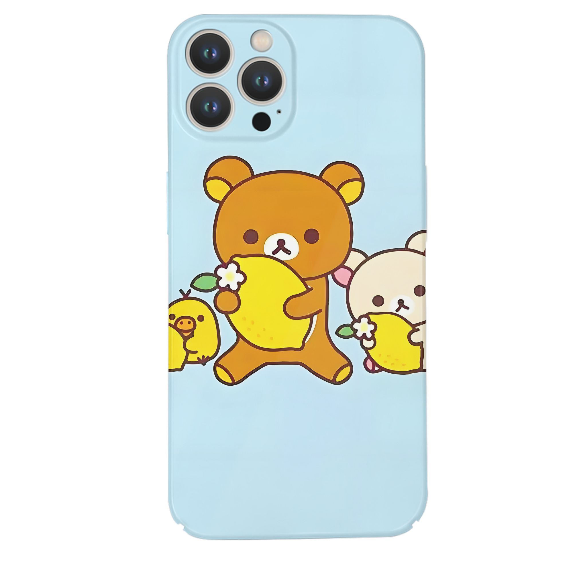 （画像用） リラックマ リラックマ キイロイトリ Rilakkuma Korilakkuma Kiiroitori 【iPhone 14シリーズ対応】ハードケース